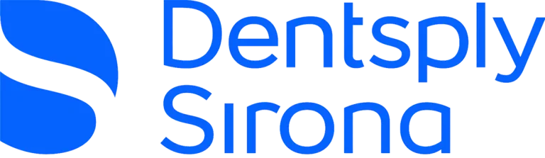 Logo Dentsply Sirona BLUE In WHITE 500px